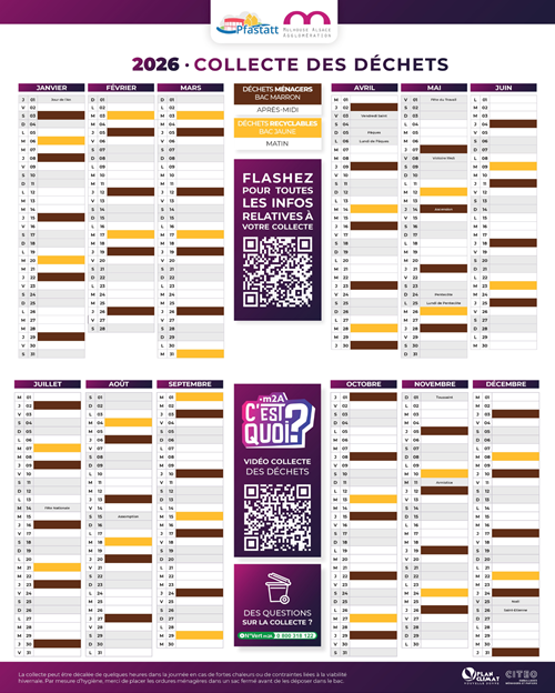 Collecte déchets 2026