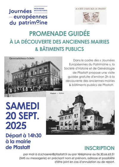 Journees europeennes du pat. Pfastatt 2025